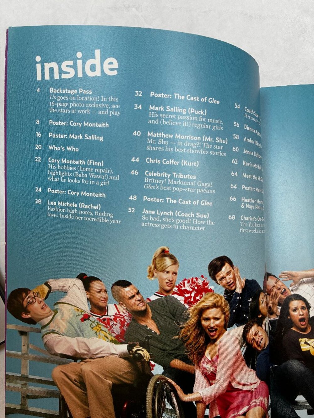 Glee! The Complete Guide US Magazine May 2011 *ALL POSTERS INCLUDED* - Picture 4 of 9